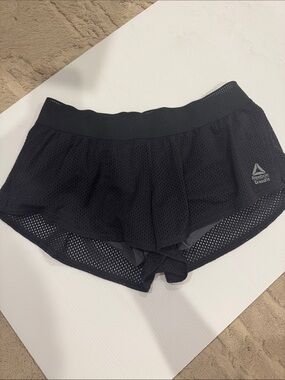 Reebok CrossFit Women’s Shorts M Black Mesh Lined Short Inseam 2019
